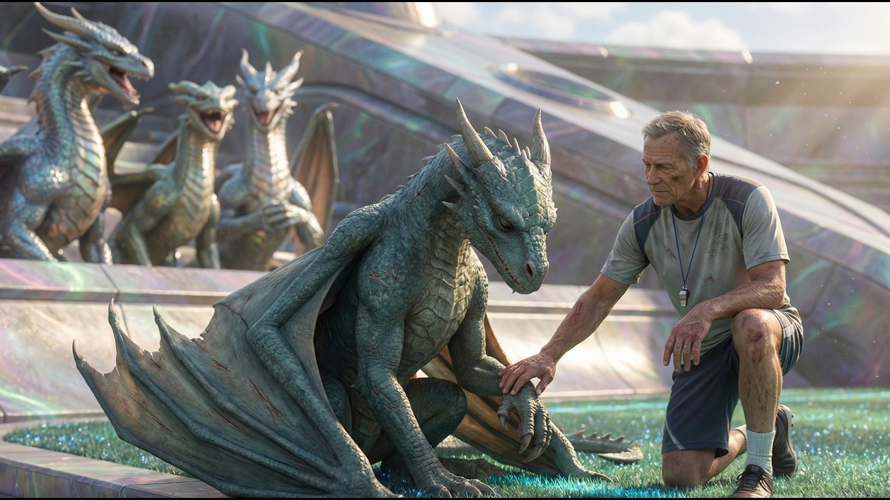 A Dragon Was Mocked for Being Weak In Sports—Until A Old Human Sports Man Told Him Something Unique
