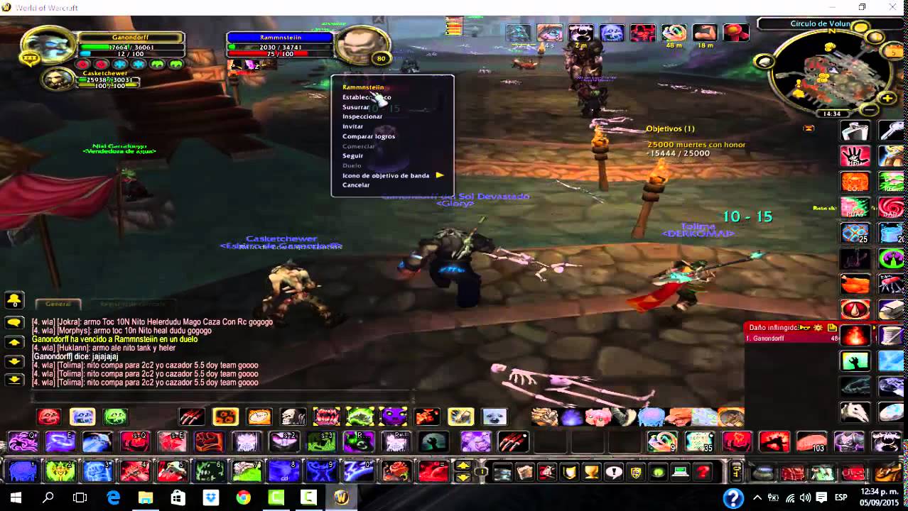 DUELOS CON DK PROFANO WOW 3.3.5