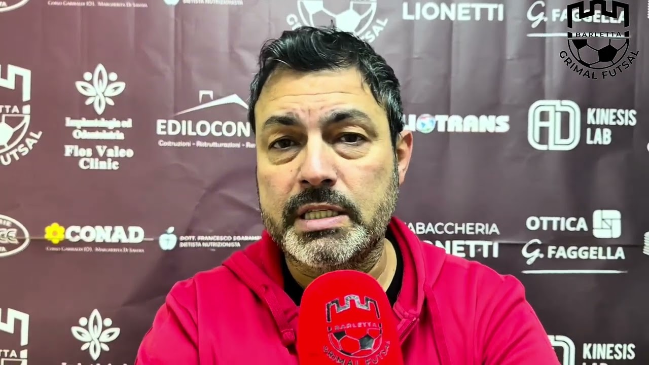 Grimal Futsal Barletta-Carovigno 5-2 il post gara con mister Leo Ferrazzano 