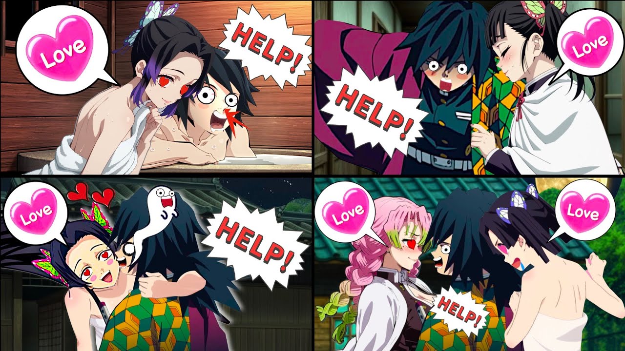 【鬼滅の刃】冨岡義勇を大好きになる❤︎胡蝶しのぶ,カナヲ,蜜璃,カナエ,アオイ【Demonslayer】I love giyuu❤︎Shinobu, Kanao, Mitsuri, Kanae