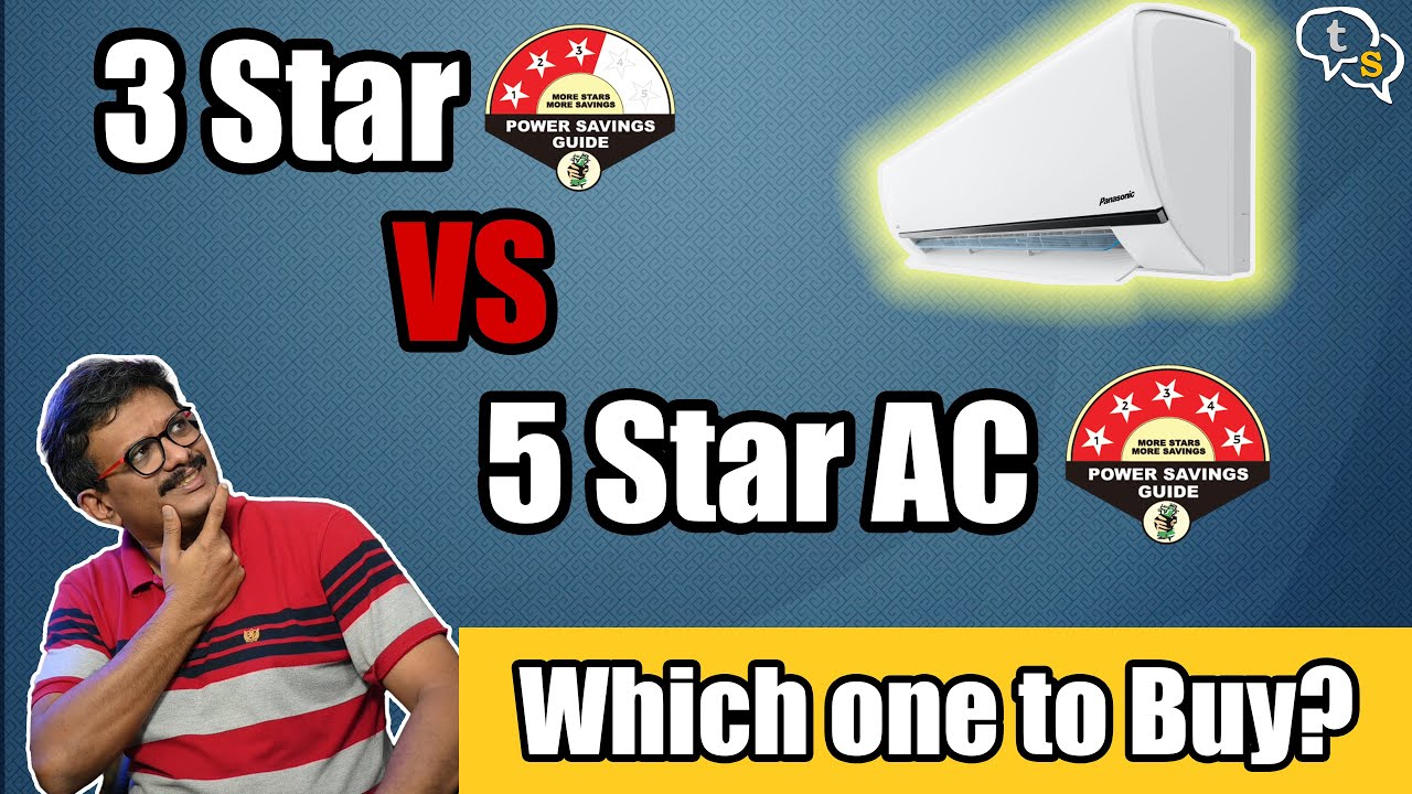 3 Star Vs 5 Star AC comparison | Panasonic Wi Fi enabled Inverter Split Air Conditioners