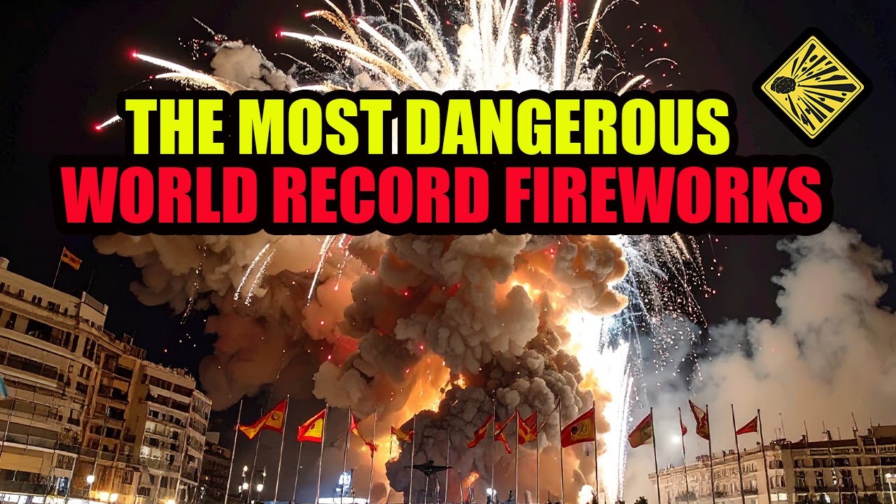 Las Fallas Valencia Most Dangerous Fireworks Ever | 501kg World Record