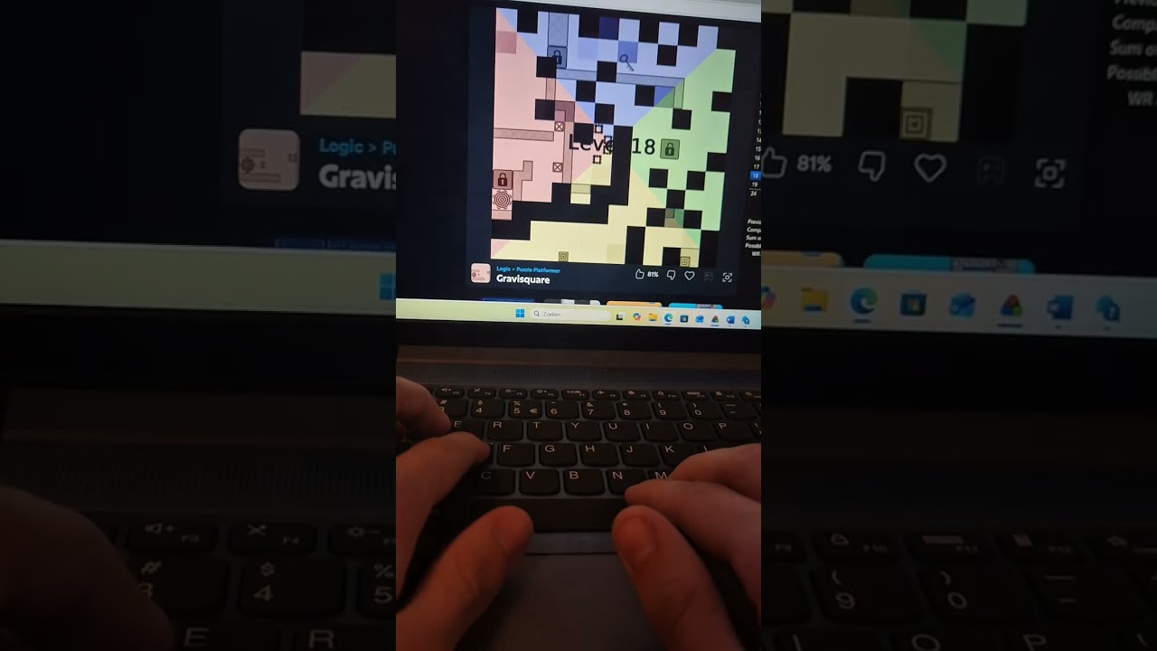 Gravisqaure speedrun 4:13.3 FWR