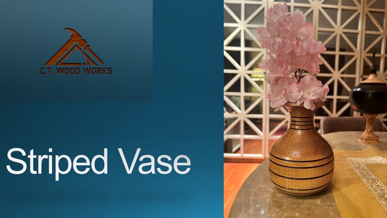 Woodturning A Striped Beech Vase