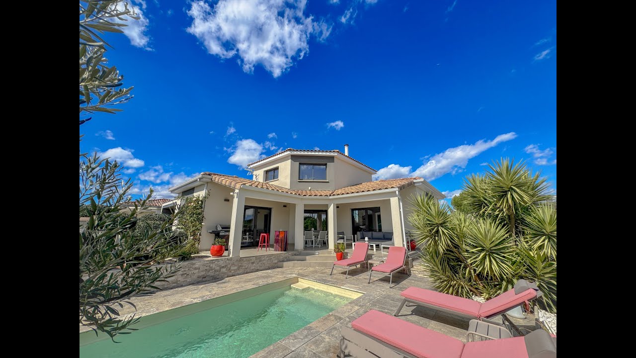 Magnifique villa contemporaine avec une vue imprenable sur les vignobles