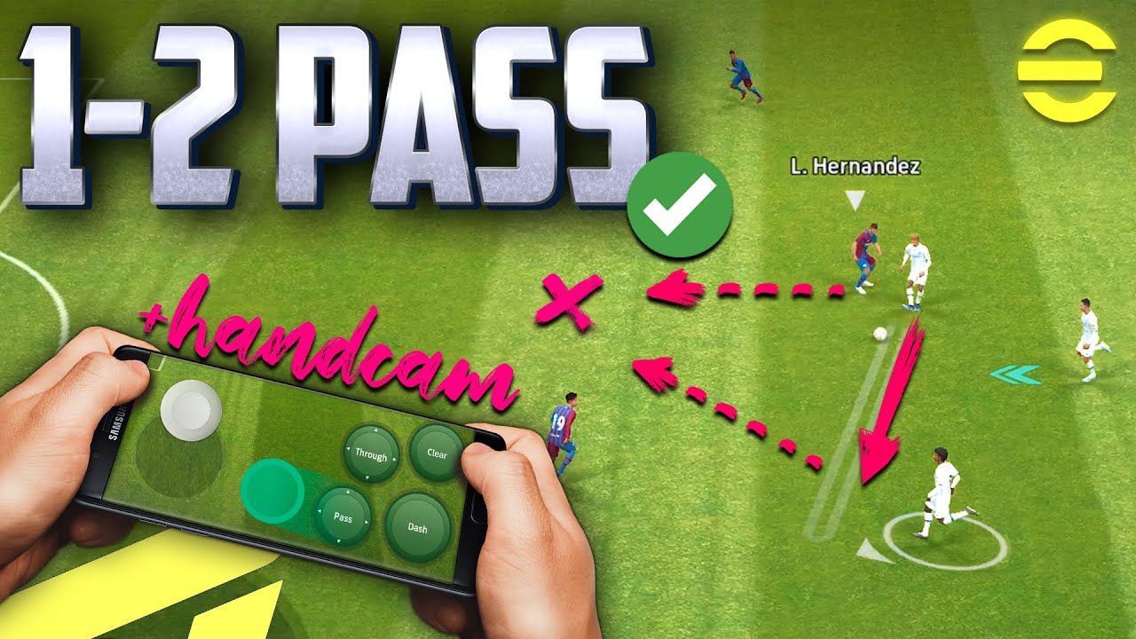 Destroy opponents with 1-2 PASS | eFootball Pass & Run Tutorial