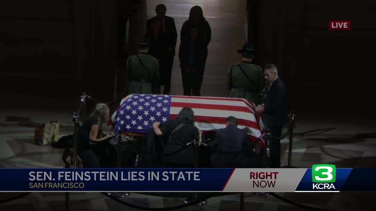 Dianne Feinstein's body arrives in San Francisco as mourners prepare to say goodbye
