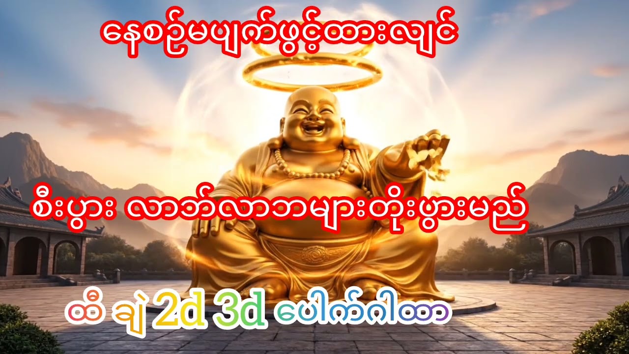 #ထီ #ချဲ #2d3d ပေါက်ဂါထားတော်ကြီး #တရားတော်များ #views_viral_video_subscribers_grow .
