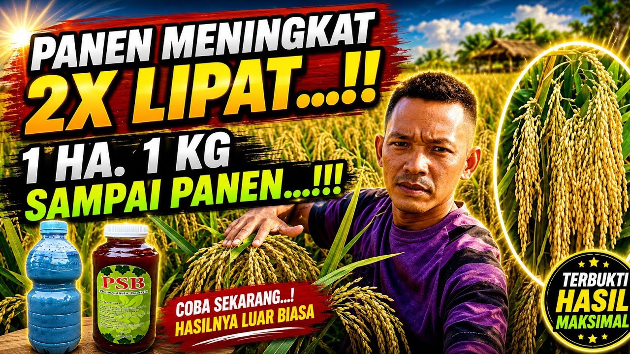 banyak yang belum tahu penyemprotan metode ini hasil  meningkat 2X lipat buktikan.
