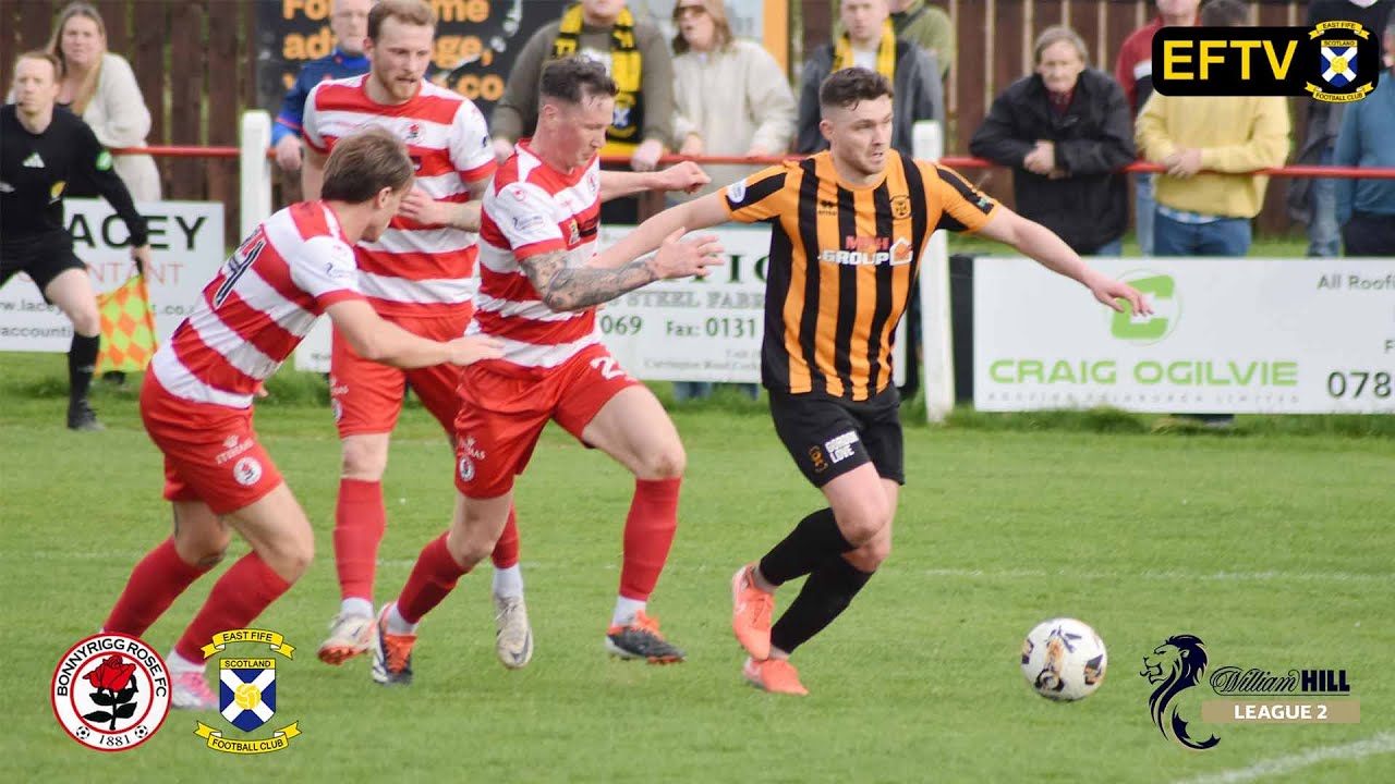 HIGHLIGHTS | Bonnyrigg Rose 0-2 East Fife