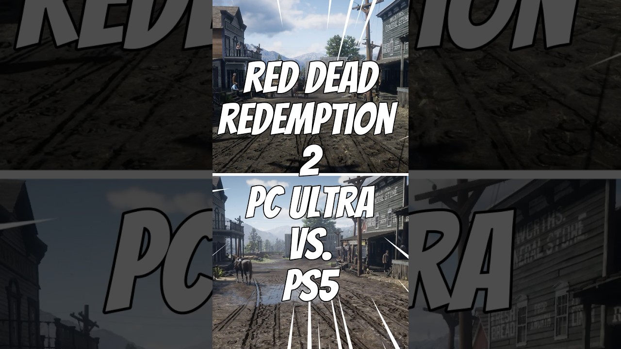 RDR2 - PC Ultra vs PS5 graphics comparison, which one looks the best? 