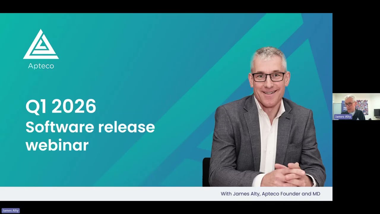Apteco software release webinar - Q1 2026
