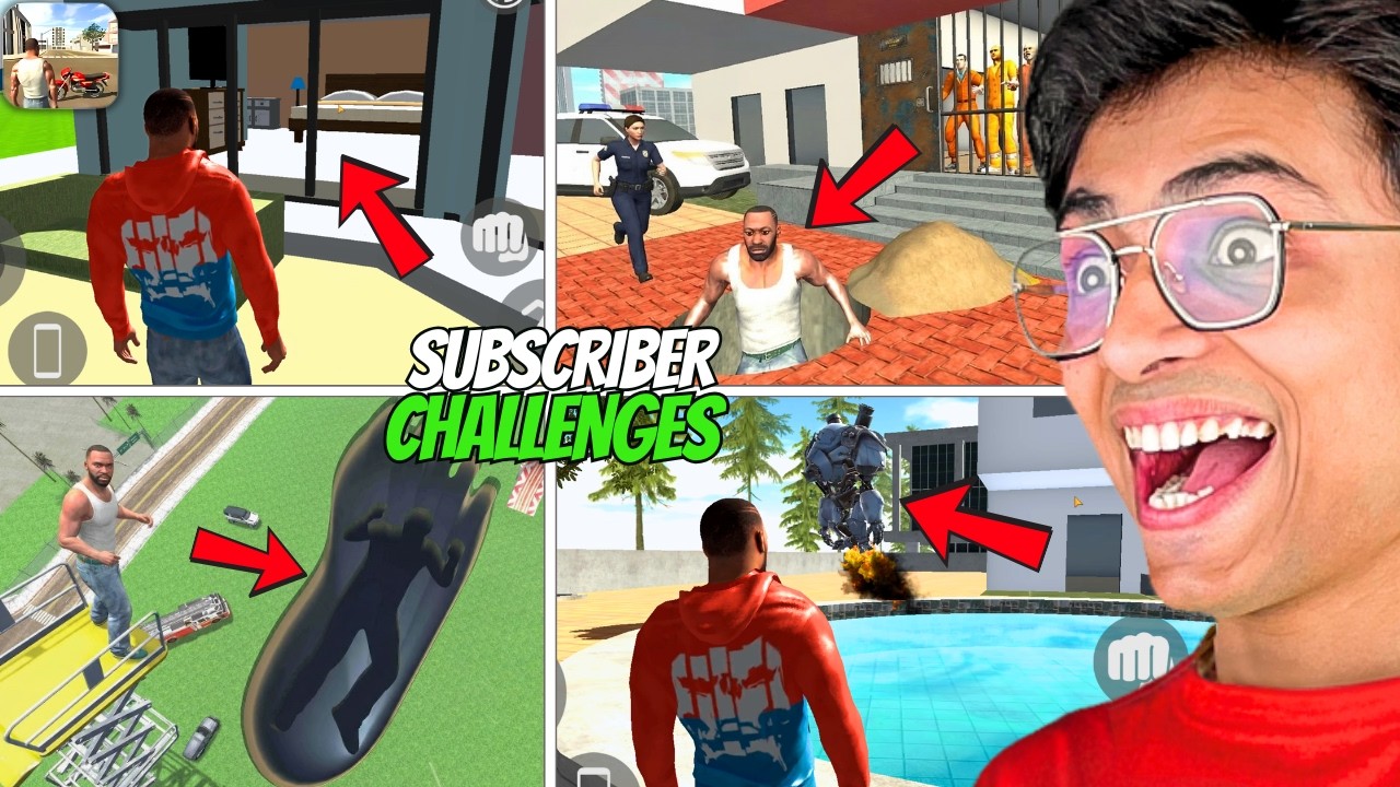 Trying My SUBSCRIBERS New CHALLENGES in INDIAN BIKE DRIVING 3D😱