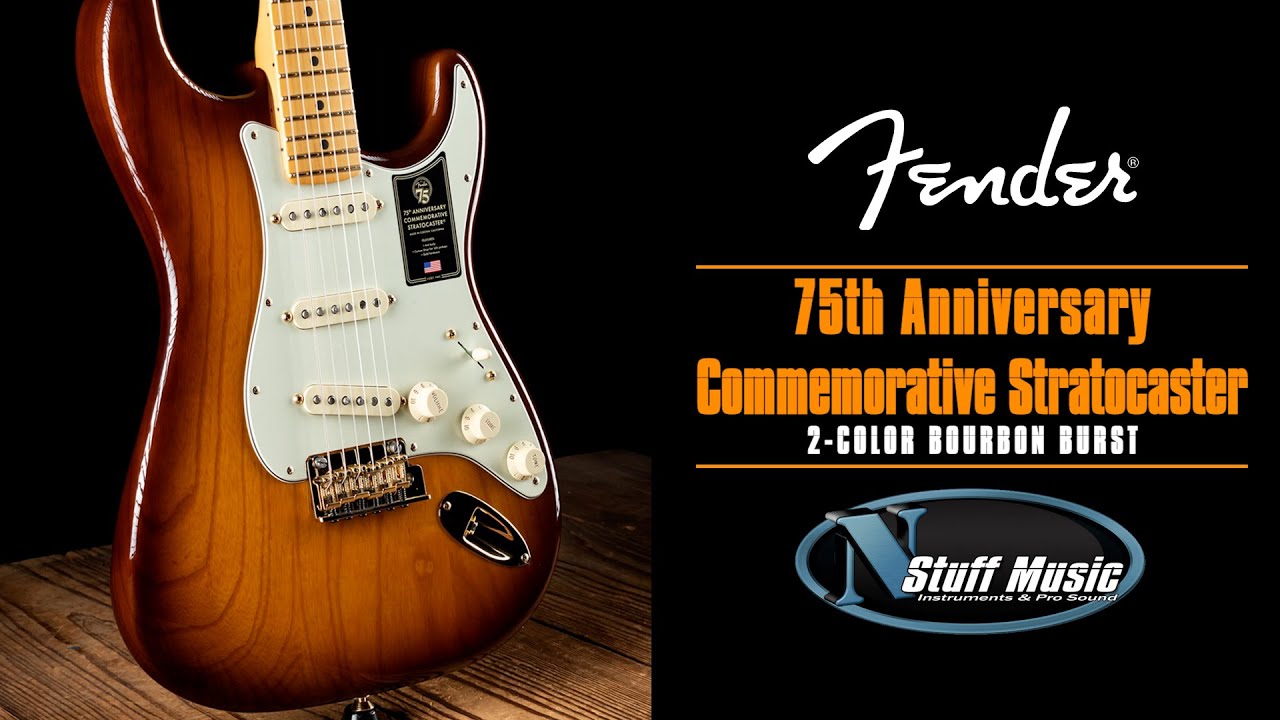 Памятный Stratocaster к 75-летию Fender