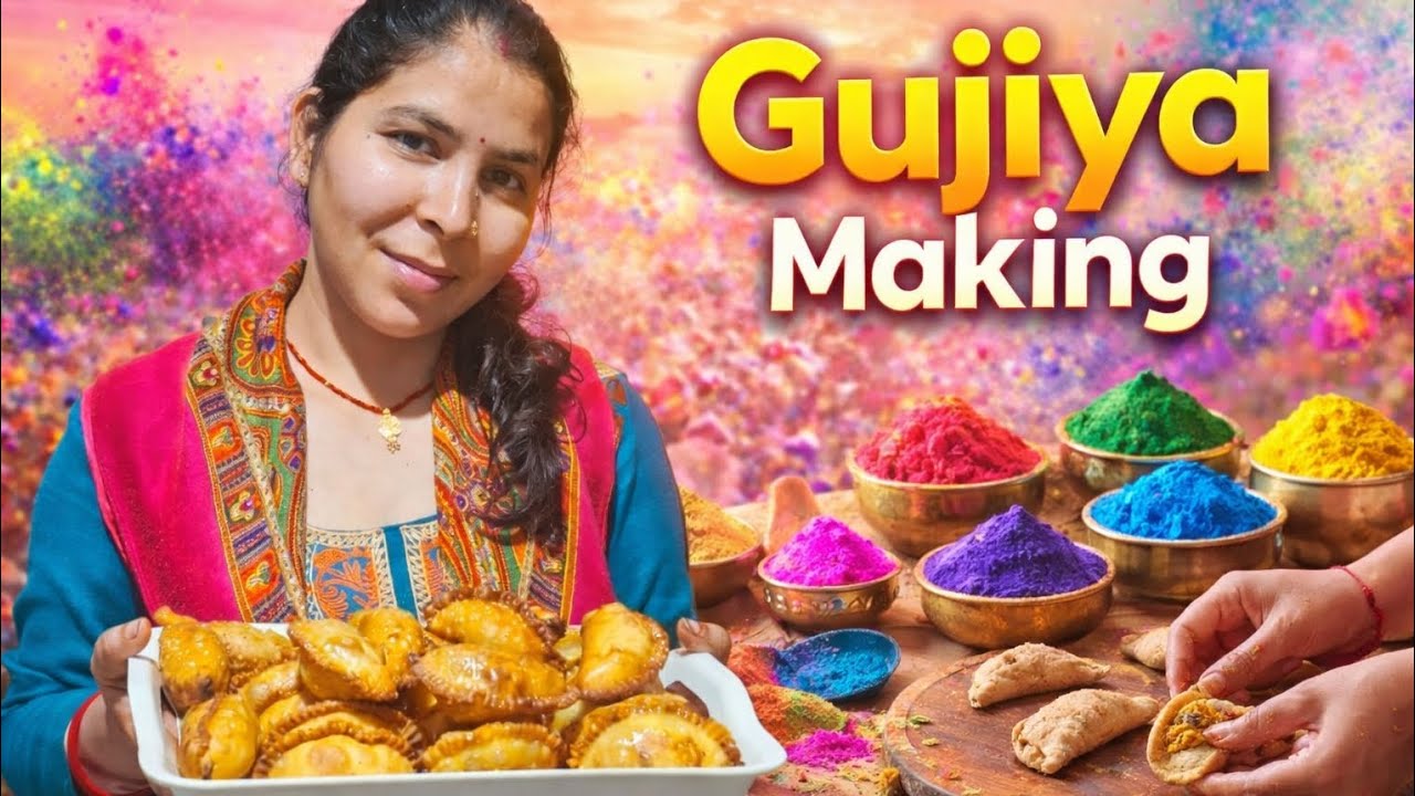 Gujiya making #viral #gujiya #dailylifestyle 