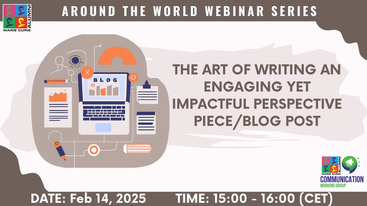 MCAA Around the World Webinar Series #32: Master the Art of Writing: Blog Posts & Perspective Pieces