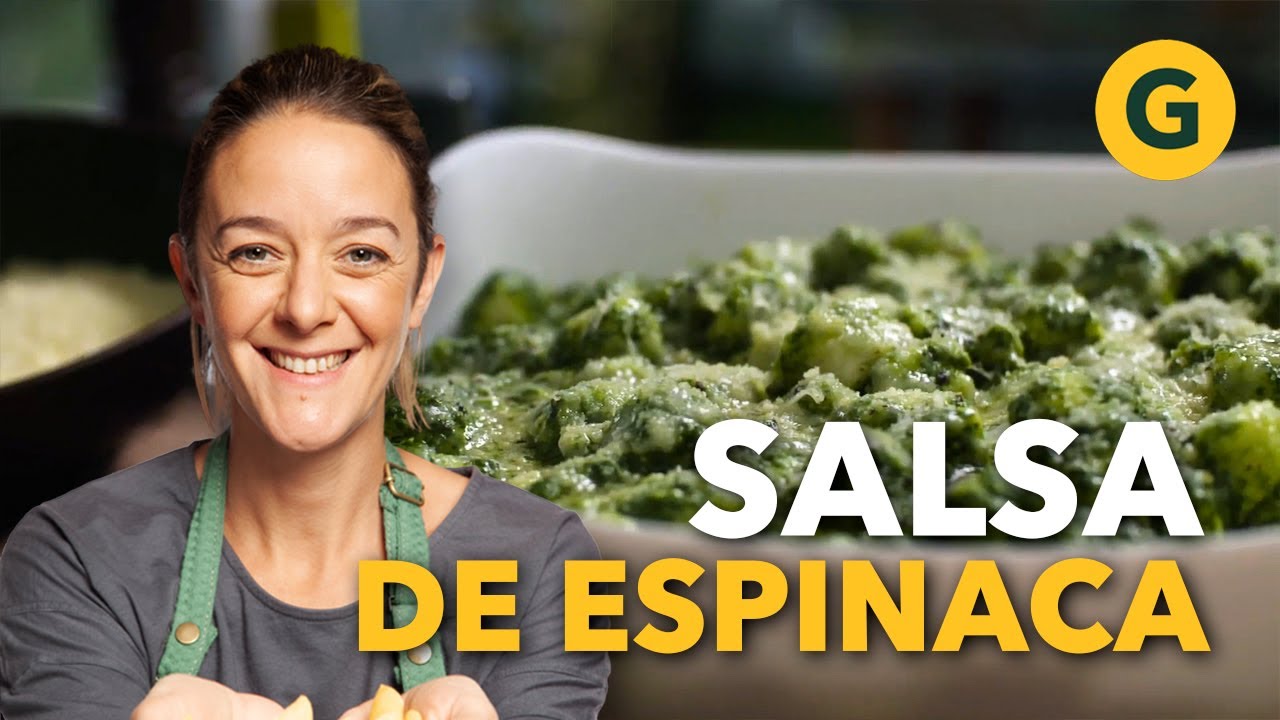 RECETA para hacer SALSA a base de ESPINACA 🥬 por Juli Oriolo | El Gourmet