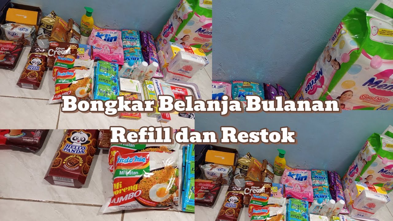 Bongkat Belanja Bulanan Juni 2025 || Refill dan Restok
