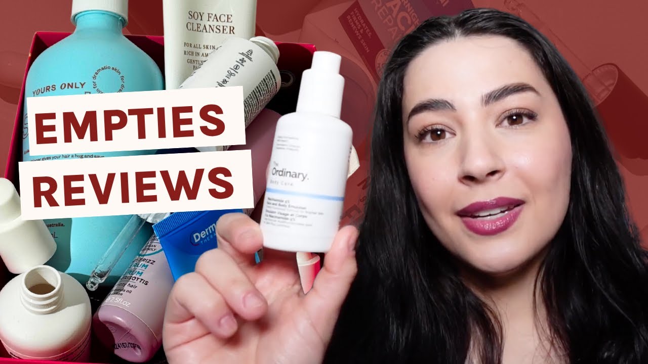 The Ordinary, Dermal Therapy & More | Australian Skincare & Haircare Empties