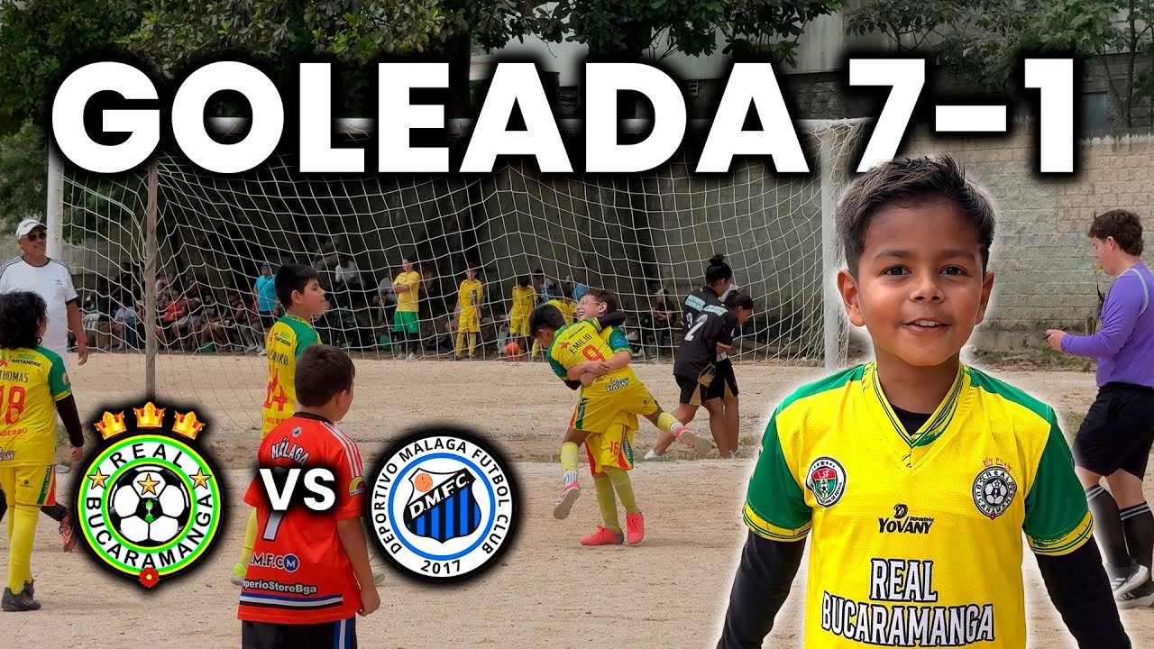 ¡GOLEADA HISTÓRICA! Real Bucaramanga vence 7-1 a Deportivo Málaga 🔥⚽