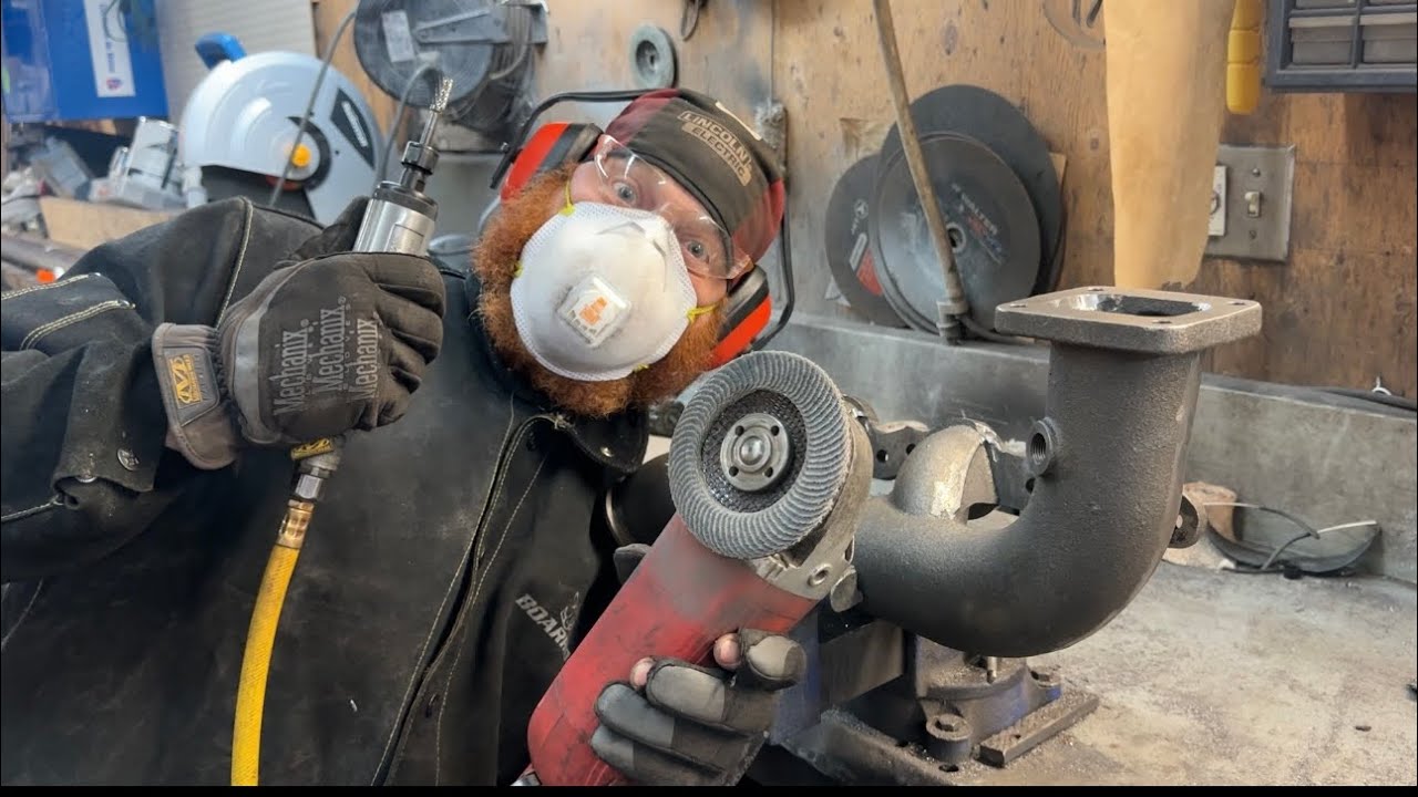 How to make a 90$ turbo log manifold fit like it should!