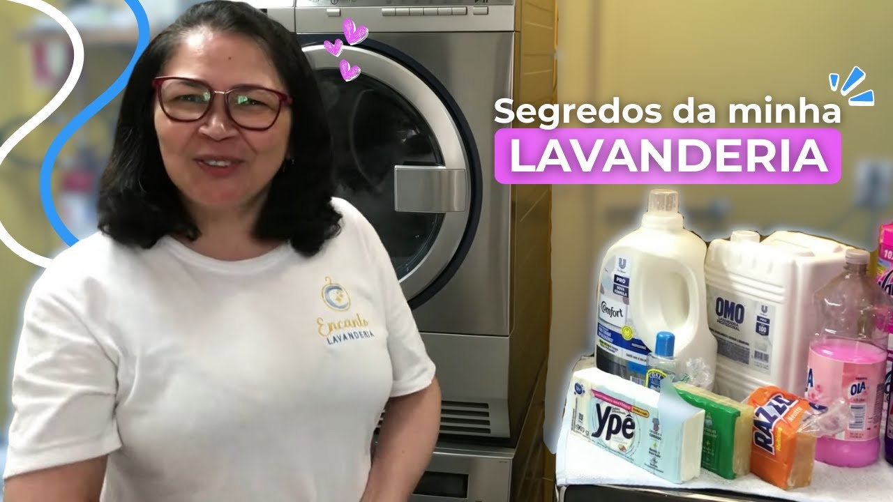 PRODUTOS QUE USO NA MINHA LAVANDERIA