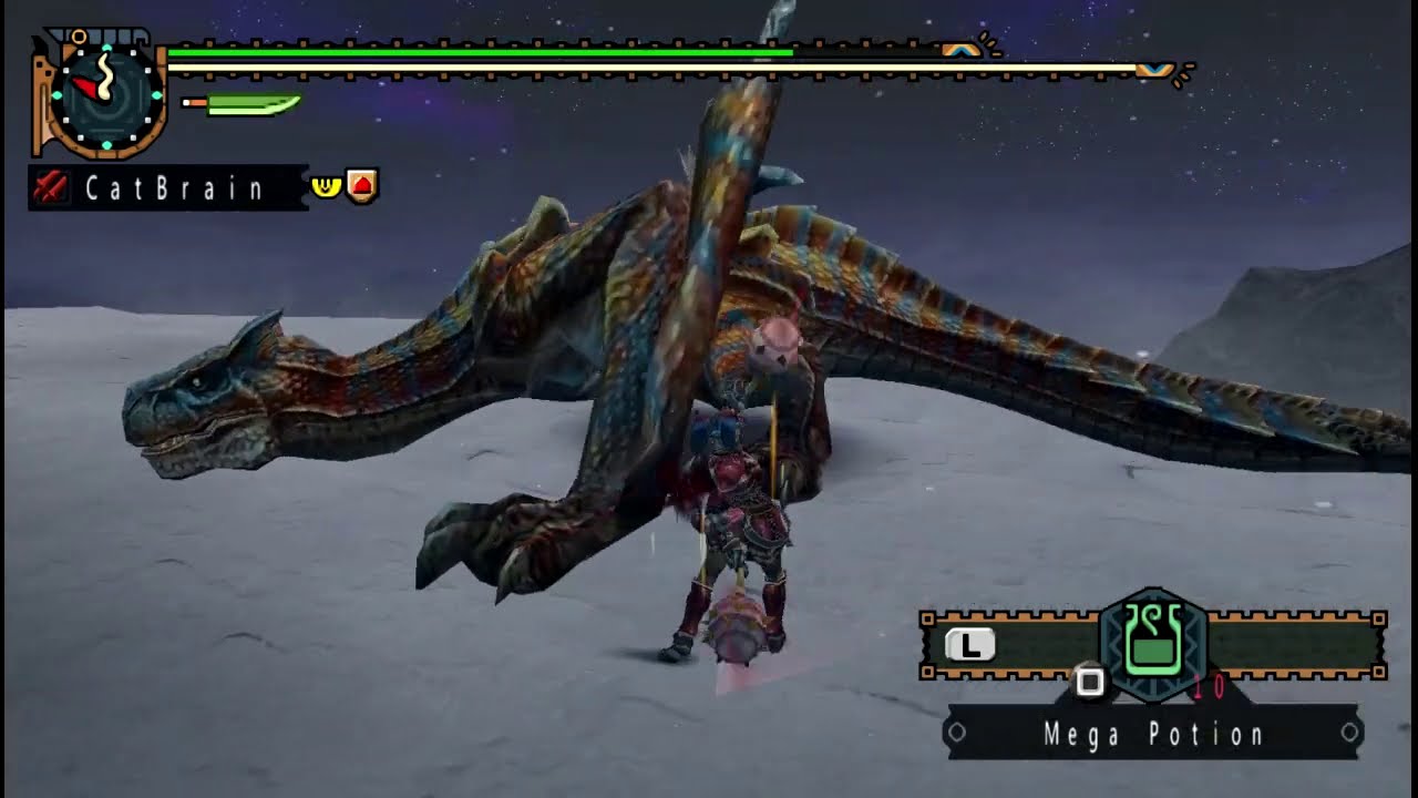 [MHFU] Tigrex vs Dual Blades (5★ Village) (Urgent Quest)