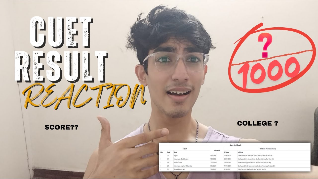 SRCC toh GYA 😕 ?? Cuet Result Reaction  #cuet2025 #srcc