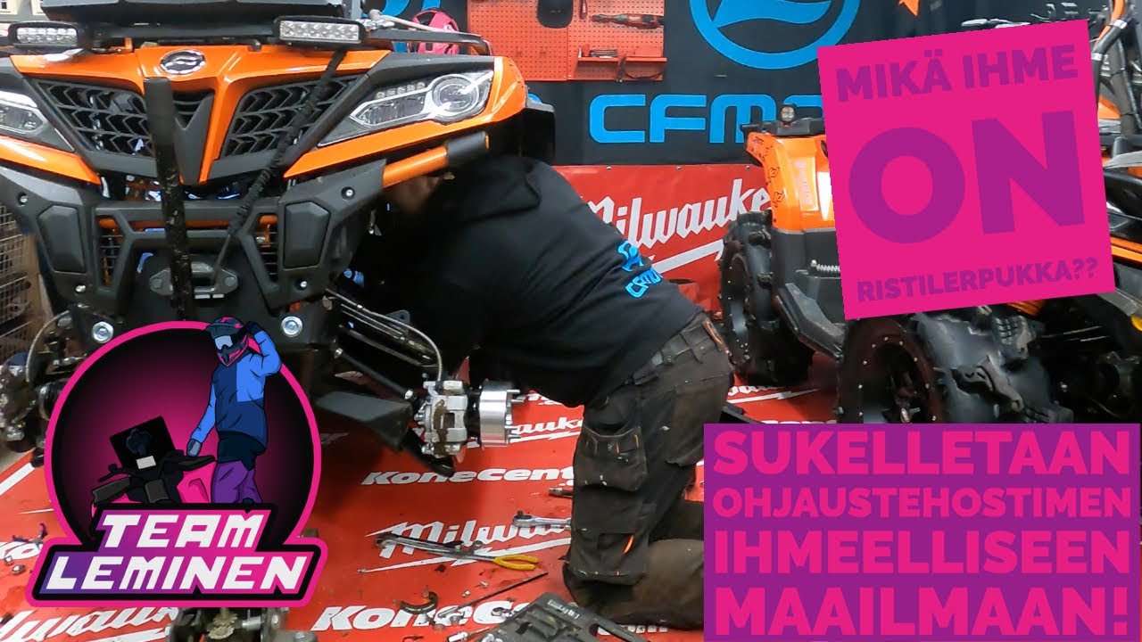 CFMOTO huolto. - Ohjaustehostimen syvin olemus?!?