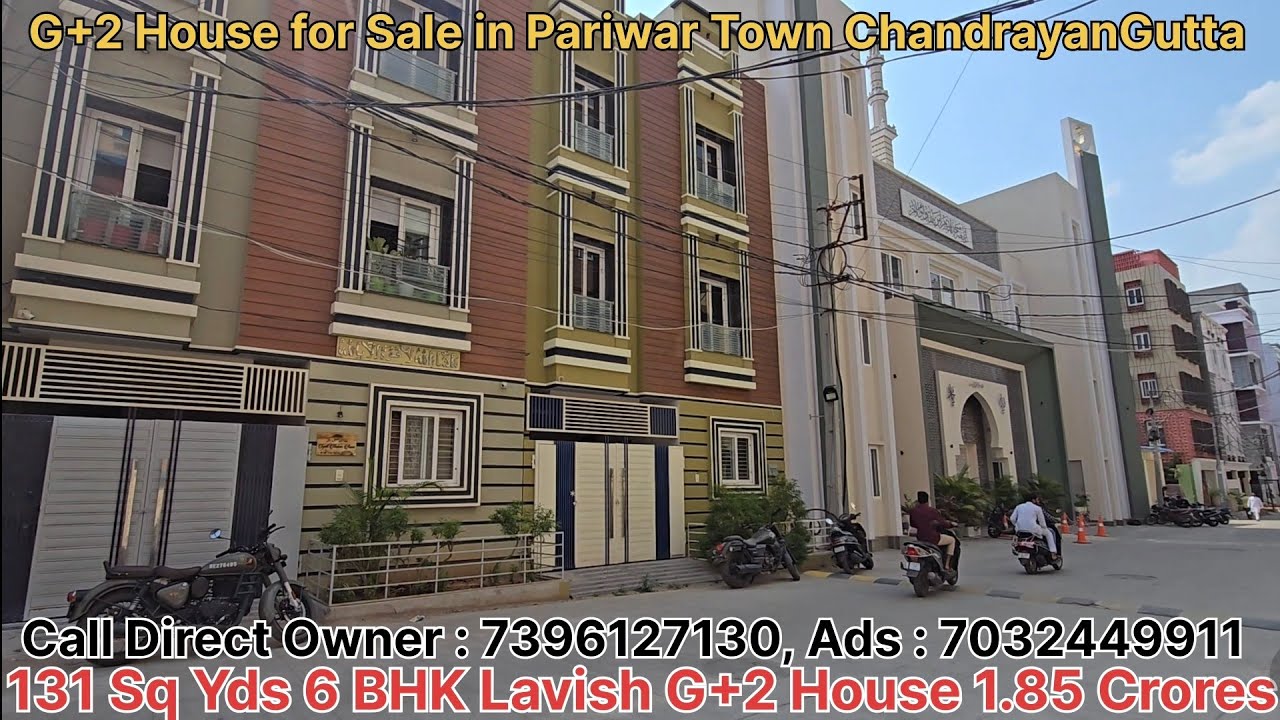 Beautiful House Sold Out Now Pariwar Town ChandrayanGutta Hyderabad 131 SqYds G+2 Registered #house