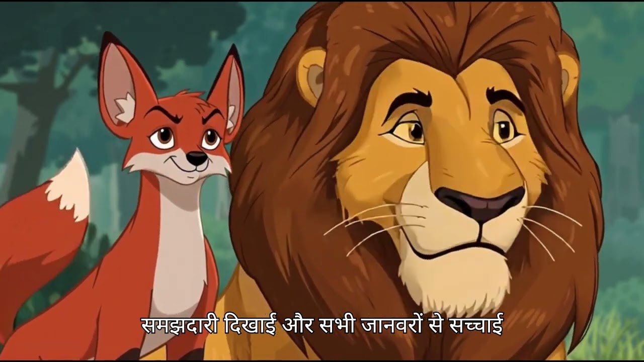 🌳 बच्चों की नैतिक कहानी 🐯🦊