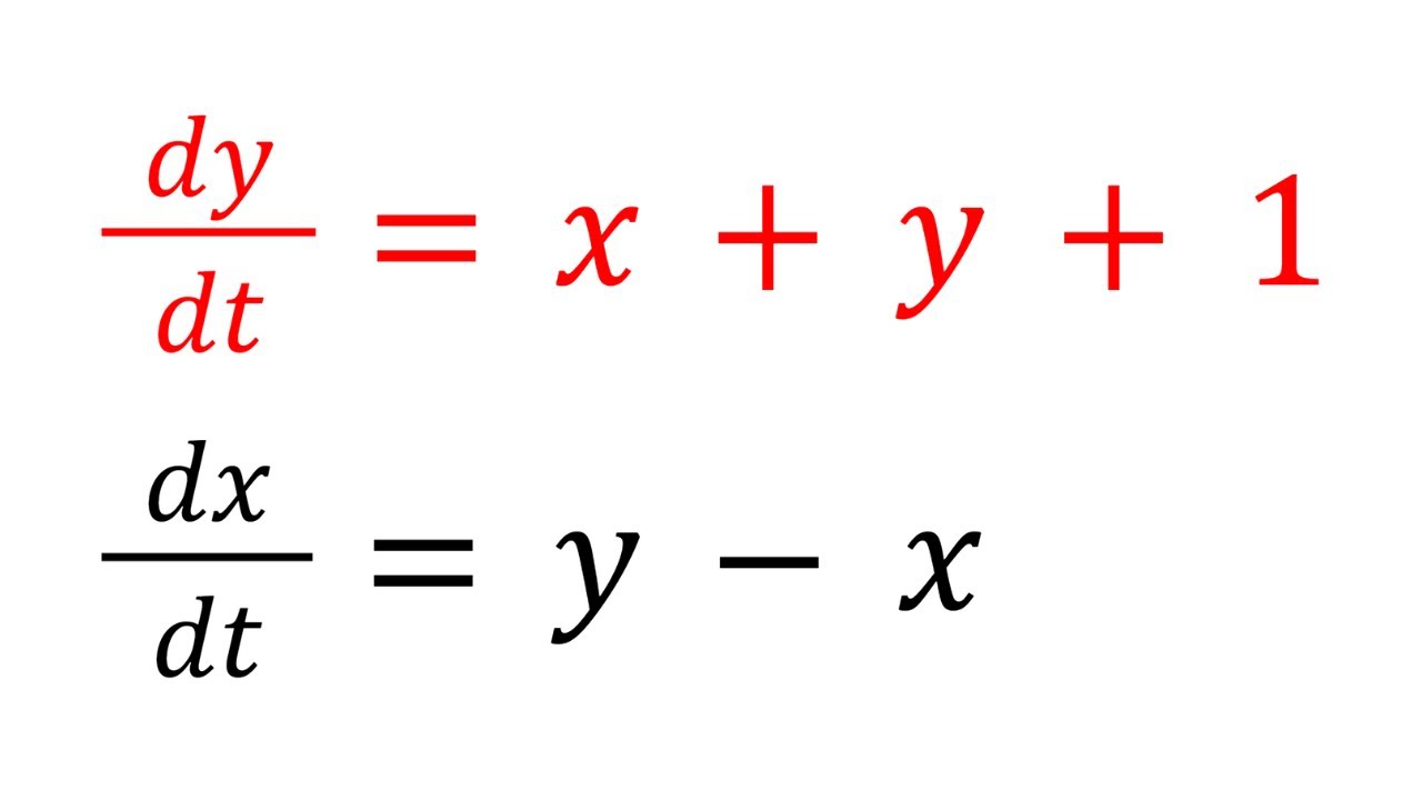 An Interesting System of Differential Equations