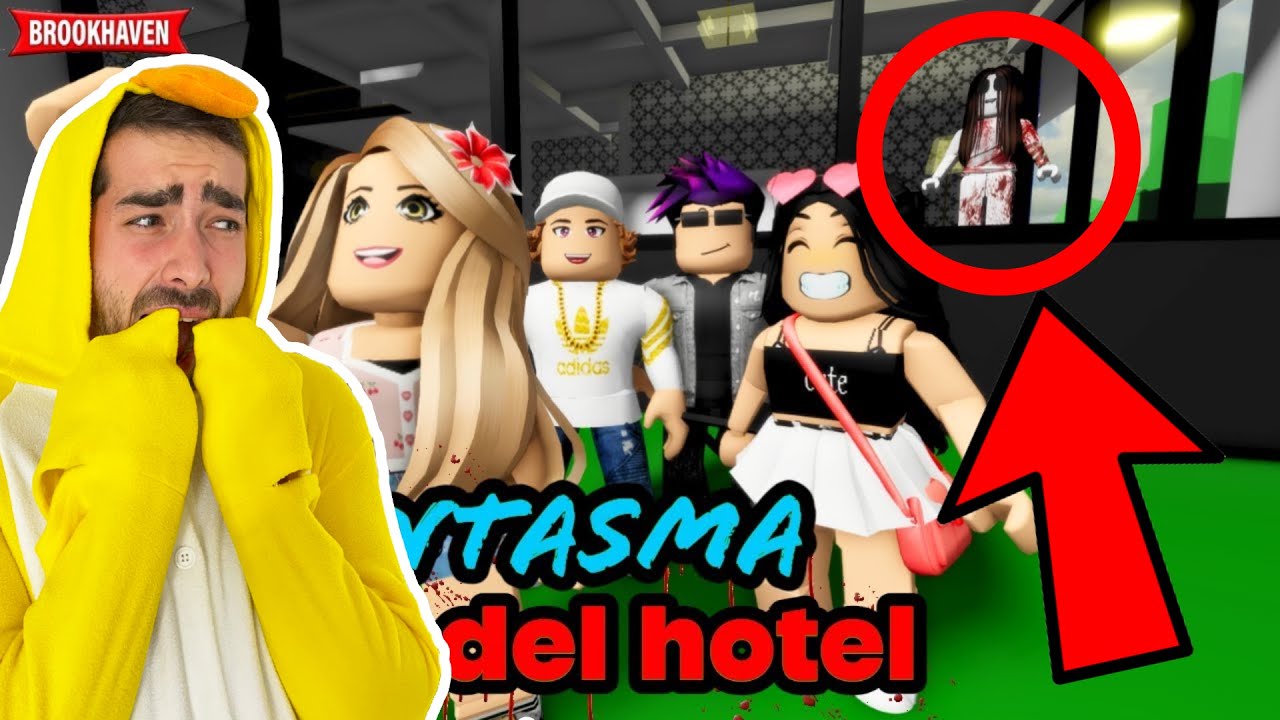 El FANTASMA del HOTEL | Película de Terror Completa en Brookhaven Roblox