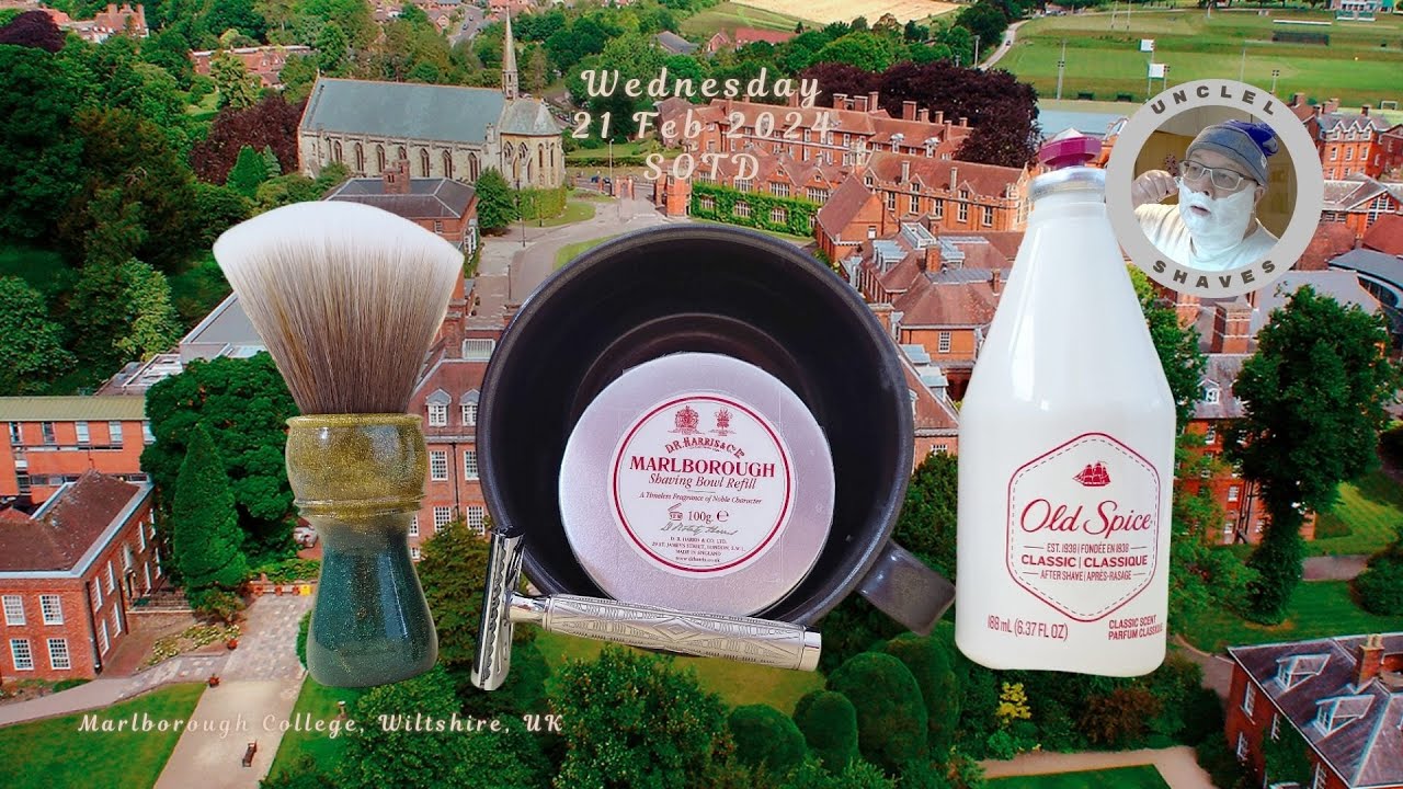 SOTD s291 || D.R.Harris - Marlborough | ShaveXDave “The Green&Gold”  24 Synbad  | Edwin Jagger DE89