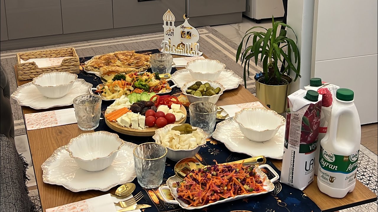 İFTARA BAKIN KİMLER GELDİ🤫NELER HAZIRLADIM🫢BENİ BAYA ZORLADI😅MASAM NASIL OLMUŞ😊ALLAH KABUL ETSİN🤲