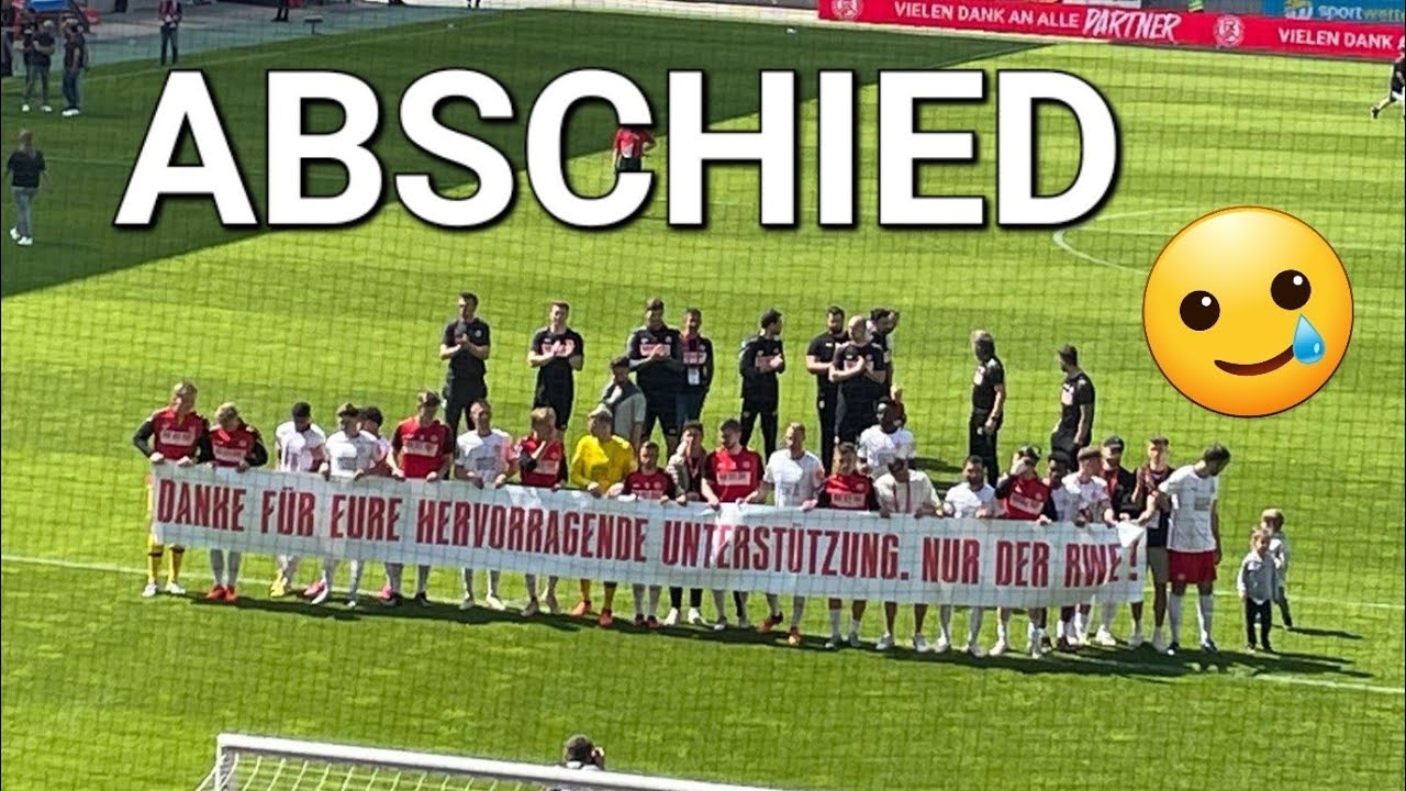 XXL Abschieds-VLOG RWE - VERL 2:2 Aufstiegshelden Engelmann, Herzenbruch, 