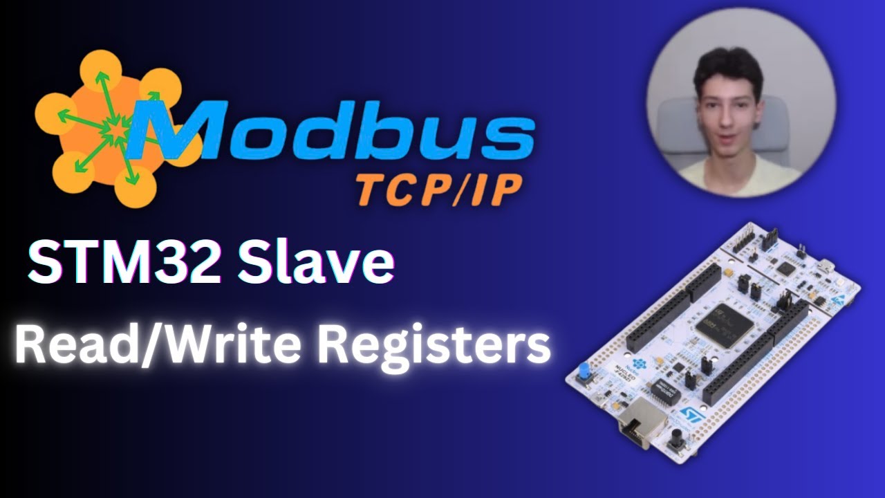 Mastering Modbus TCP: STM32 as a Slave - Read & Write Registers