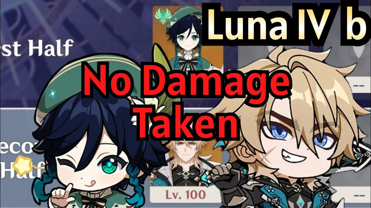 【原神】Ver.Luna IV b 魔導ウェンティ＆魔導ファルカの両単騎で螺旋12層 星9クリア/ Ver.Luna IV  b Spiral Abyss Floor 12 Venti ＆ Varka