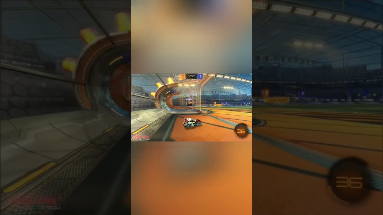 Rocket League: No Boost I’m trash watch the end LOL Dirty Play vs. Skill! #shorts