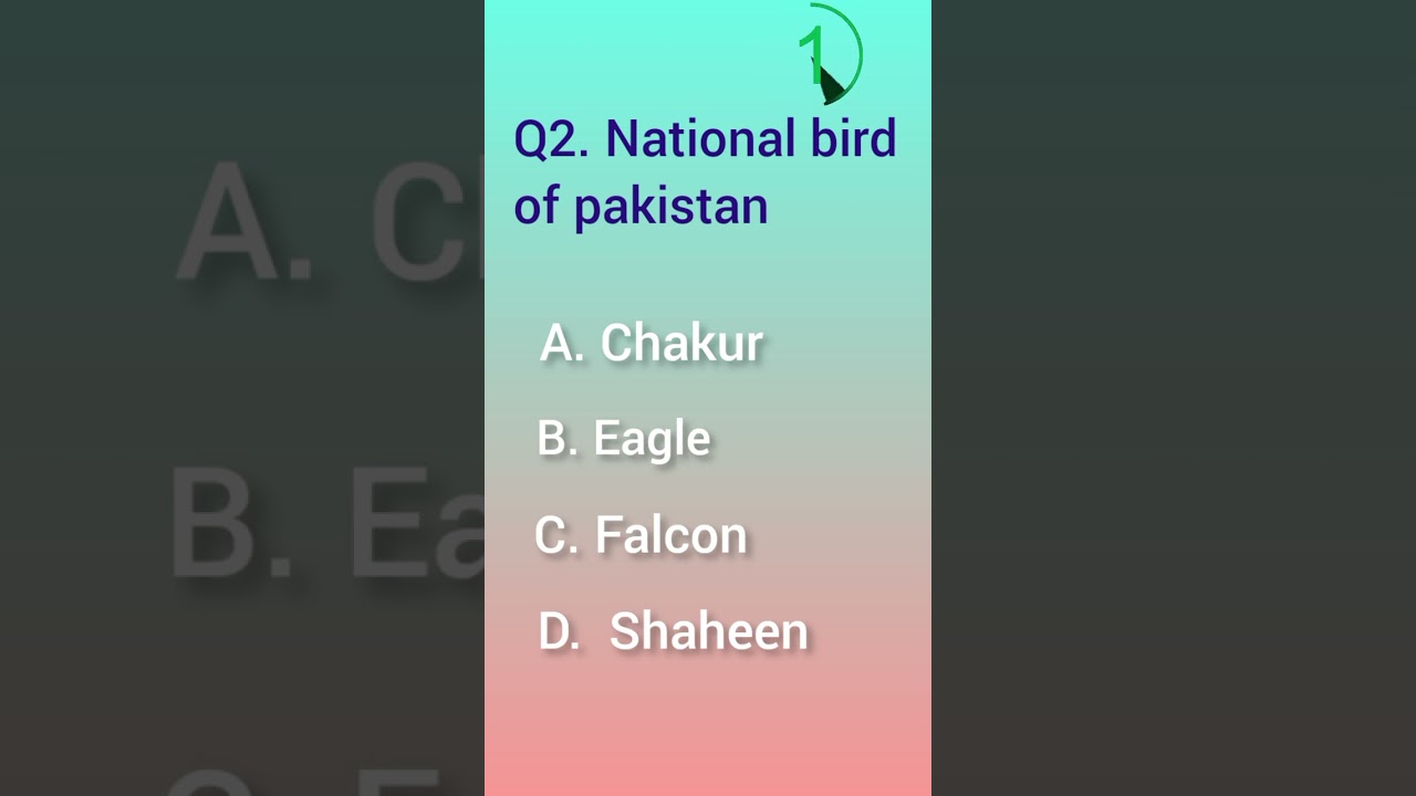 General knowledge mcqs for PPSC | FPSC | NTS national things of pakistan