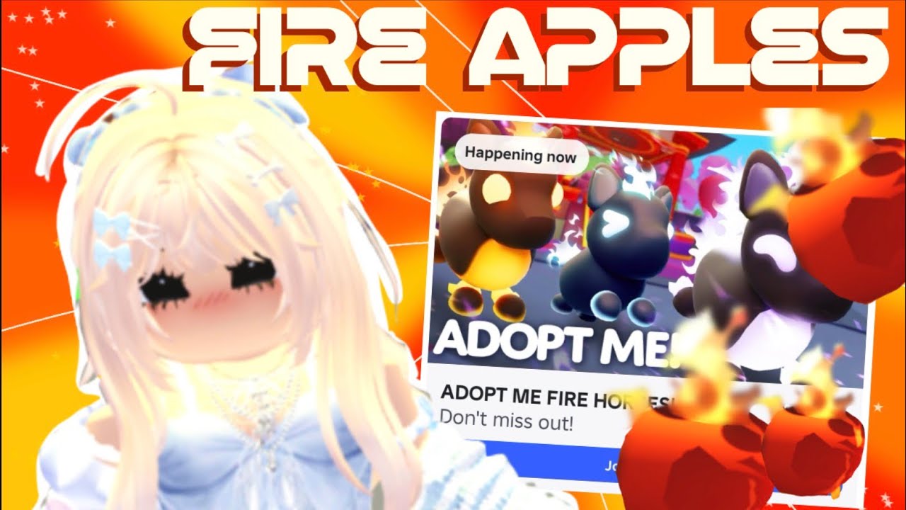 Opening the new fire apples! *CRAZY FINDS...* 😱🤩 (Adopt Me Roblox)