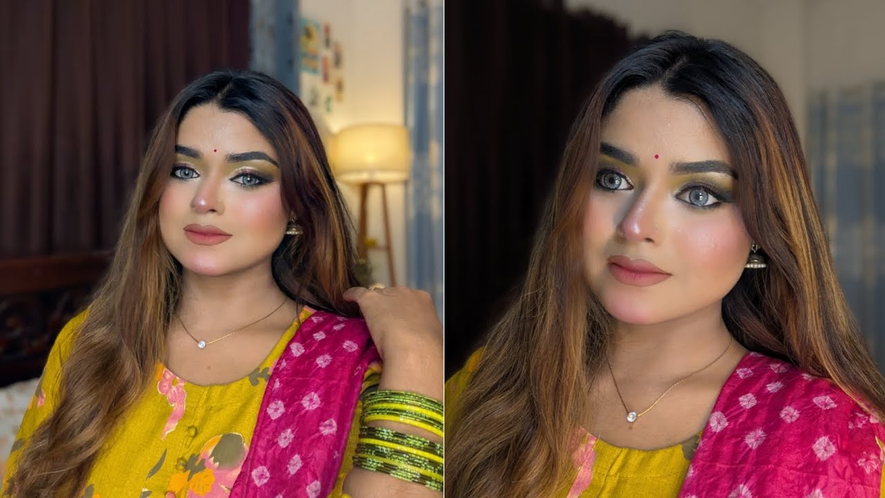 ফাল্গুন মেকআপ টিউটোরিয়াল। Falgun Makeup Tutorial. #youtube #tutorial #falgun #video 