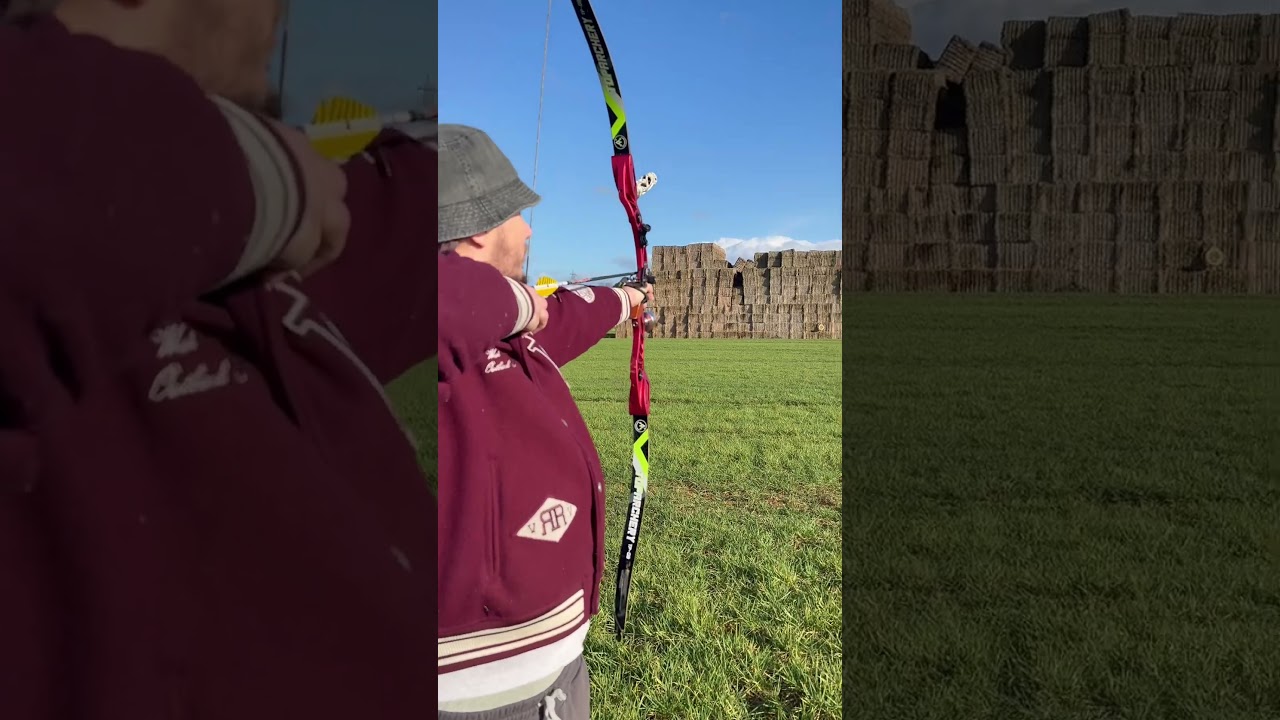 70m bottle flip #arrow #bow #70m  #archery #fyp