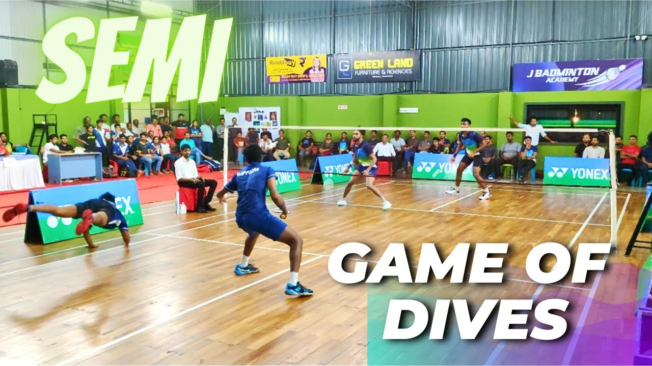VINAY/AMAN (Ernakulam) VS ROBENS/ROJIN (Alappuzha) : Yonex Sunrise Kerala Seniors Championship SEMI