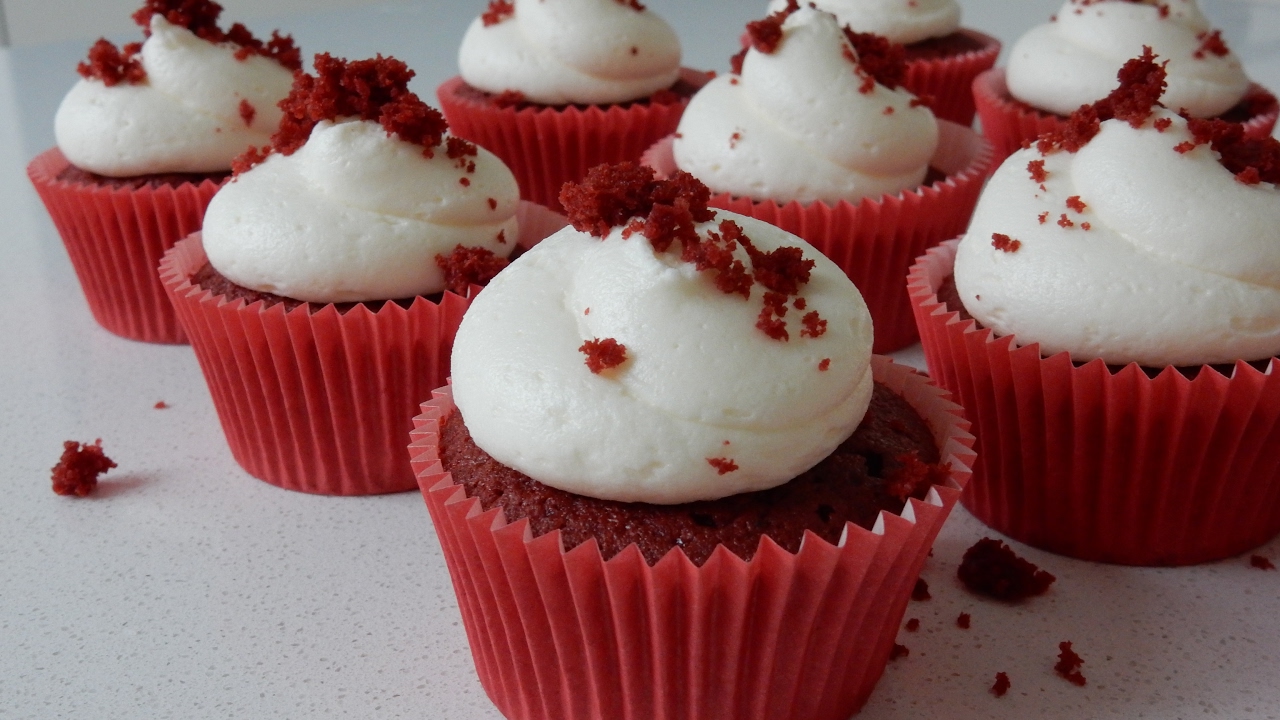 Red Velvet Cupcakes - Liens keuken
