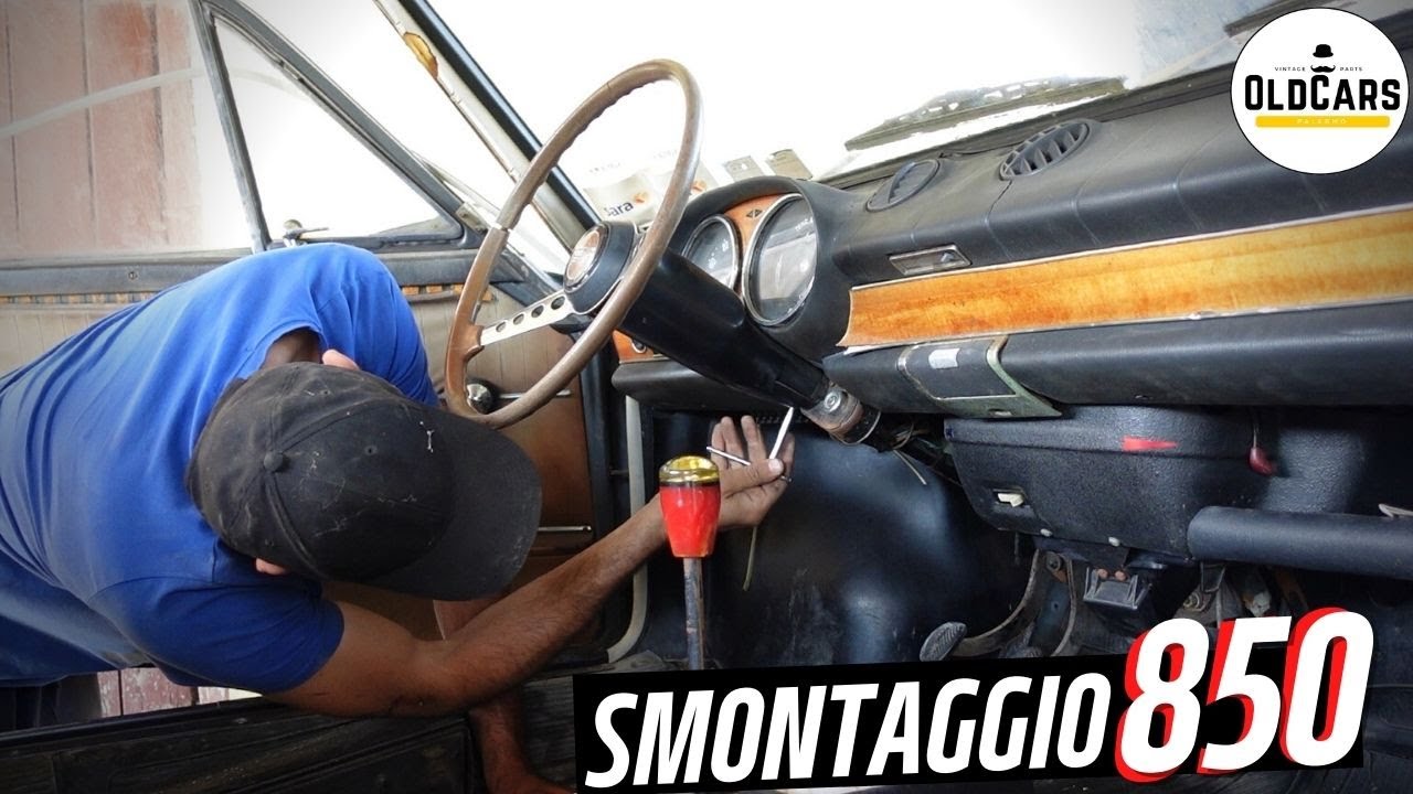 🚧 Smontaggio Tappezzeria Fiat 850 Coup&eacute; in 3 minuti 🚧