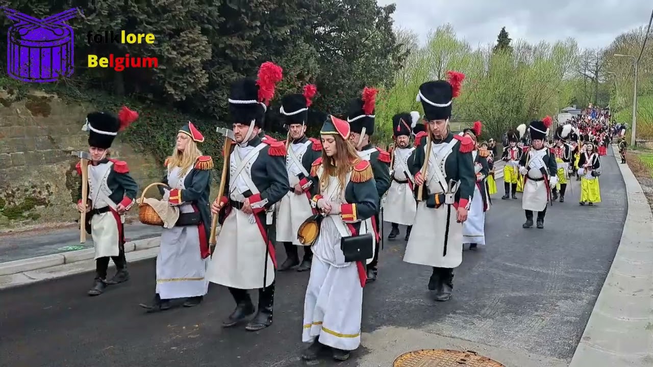 🥁 Marche Sainte-Marie Chaumont 2023 🥁 vidéo 1 🥁 folklore belgium 🥁
