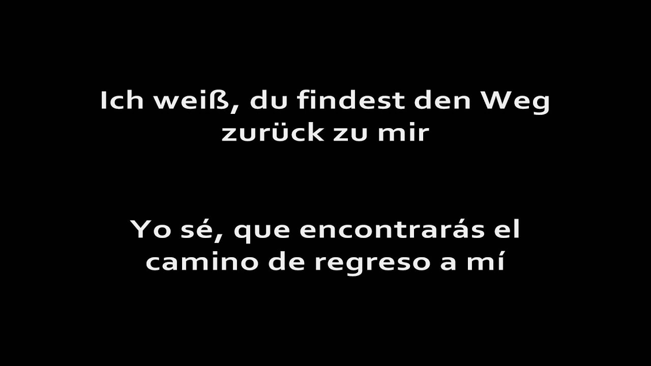 Oomph! Komm zurück (Alemán - Español)