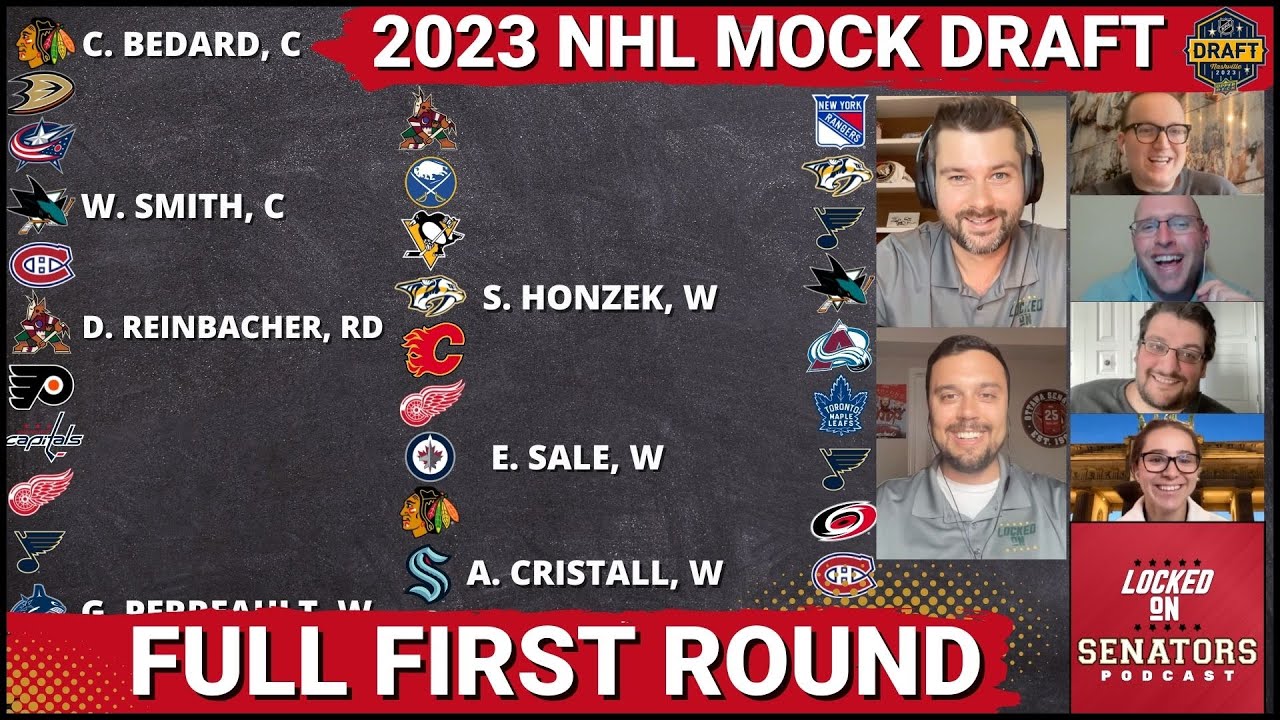 2023 NHL Mock Draft - Complete First Round Ft. Special Guests