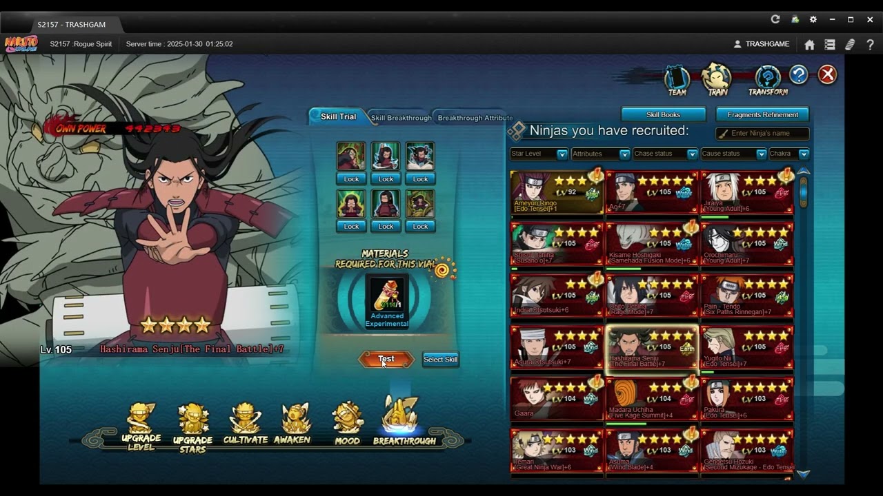 Hashirama Senju [The Final Battle] Breakthrough - Naruto Online HK